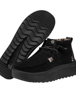 Uomo HEY DUDE | Hd.40411 - Scarpa Da Donna Hey Dude Modello Wendy Peak Hi Suede (It)