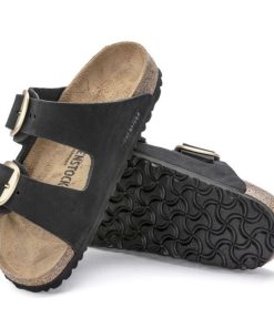 Donna BIRKENSTOCK | Arizona (Big Buckle Nubuck) - Sandalo Da Donna Birkenstock Plantare In Sughero E Lattice (It)