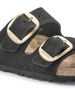 Donna BIRKENSTOCK | Arizona (Big Buckle Nubuck) - Sandalo Da Donna Birkenstock Plantare In Sughero E Lattice (It)