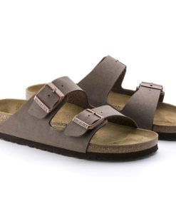 Uomo BIRKENSTOCK | Arizona (Birko-Flor) - Sandalo Unisex Birkenstock A Pianta Larga (It)