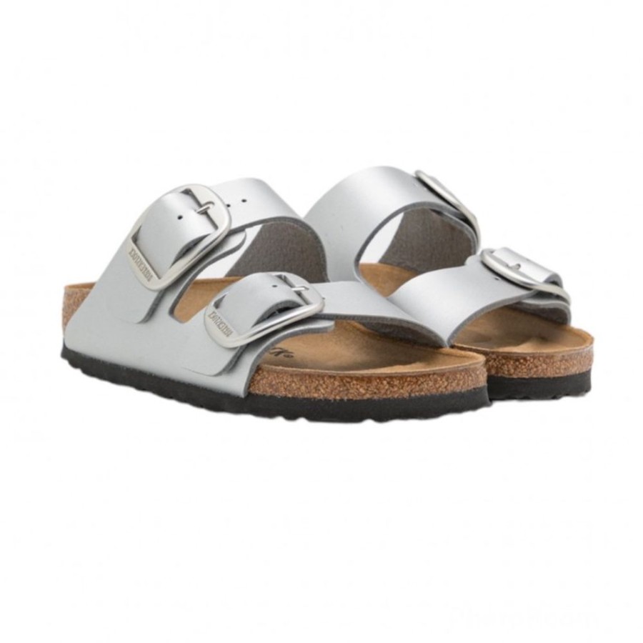 Donna BIRKENSTOCK | Arizona (Big Buckle) - Sandalo Da Donna Birkenstock Plantare In Sughero E Lattice (It)