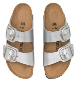 Donna BIRKENSTOCK | Arizona (Big Buckle) - Sandalo Da Donna Birkenstock Plantare In Sughero E Lattice (It)