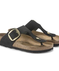 Donna BIRKENSTOCK | Gizeh Big Buckle (Nubuck) - Sandalo Infradito Da Donna Birkenstock (It)