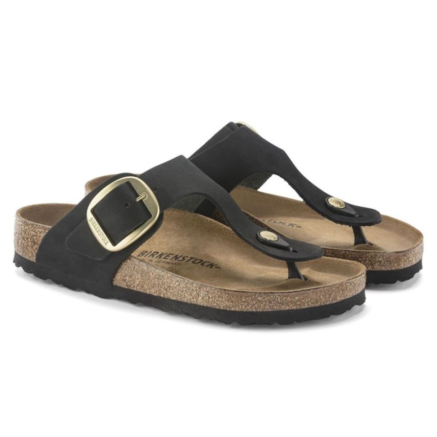 Donna BIRKENSTOCK | Gizeh Big Buckle (Nubuck) - Sandalo Infradito Da Donna Birkenstock (It)