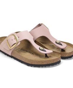 Donna BIRKENSTOCK | Gizeh Big Buckle (Nubuck) - Sandalo Infradito Da Donna Birkenstock (It)