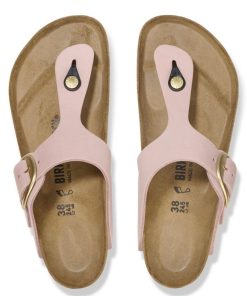 Donna BIRKENSTOCK | Gizeh Big Buckle (Nubuck) - Sandalo Infradito Da Donna Birkenstock (It)