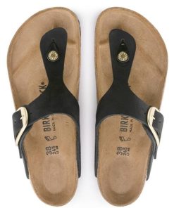 Donna BIRKENSTOCK | Gizeh Big Buckle (Nubuck) - Sandalo Infradito Da Donna Birkenstock (It)