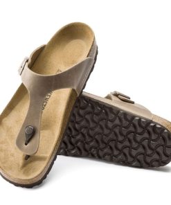 Uomo BIRKENSTOCK | Gizeh (Pelle) - Sandalo Infradito Da Uomo E Da Donna Birkenstock (It)