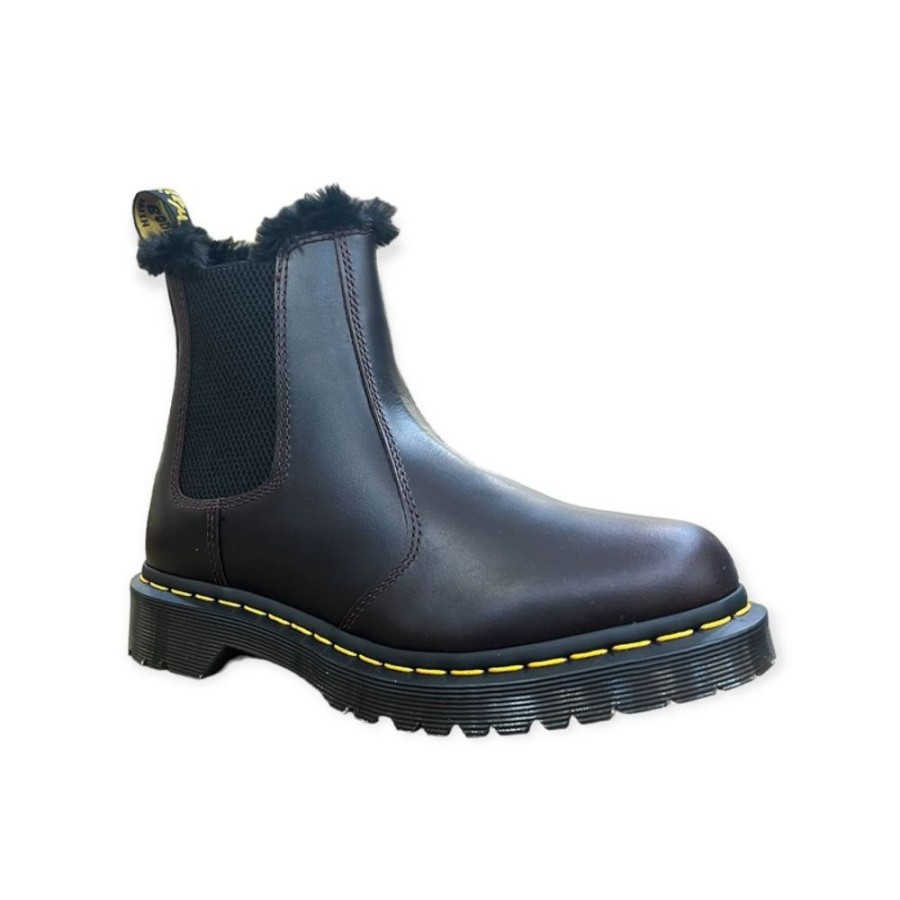 Donna DR.MARTENS | 2976 Leonore - Stivali Con Rivestimento In Pelliccia In Pelle Smooth Marchio Dr.Martens (It)