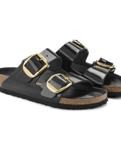 Donna BIRKENSTOCK | Arizona (Big Buckle Natural) - Sandalo Da Donna Birkenstock Plantare In Sughero E Lattice (It)