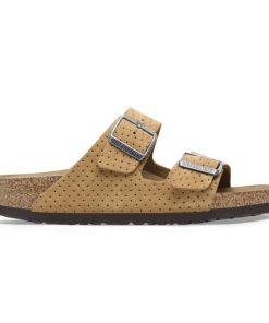 Donna BIRKENSTOCK | Arizona (Suede Embossed) - Sandalo Da Donna In Pelle Birkenstock Con Doppia Fascia (It)