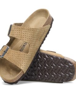 Donna BIRKENSTOCK | Arizona (Suede Embossed) - Sandalo Da Donna In Pelle Birkenstock Con Doppia Fascia (It)