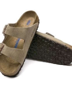 Uomo BIRKENSTOCK | Arizona (Suede) - Sandalo Da Donna In Pelle Birkenstock Con Doppia Fascia (It)