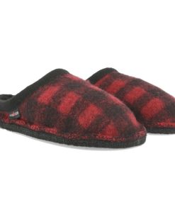 Uomo HAFLINGER | Plaid - Pantofola Da Donna Haflinger In Lana Cotta (It)