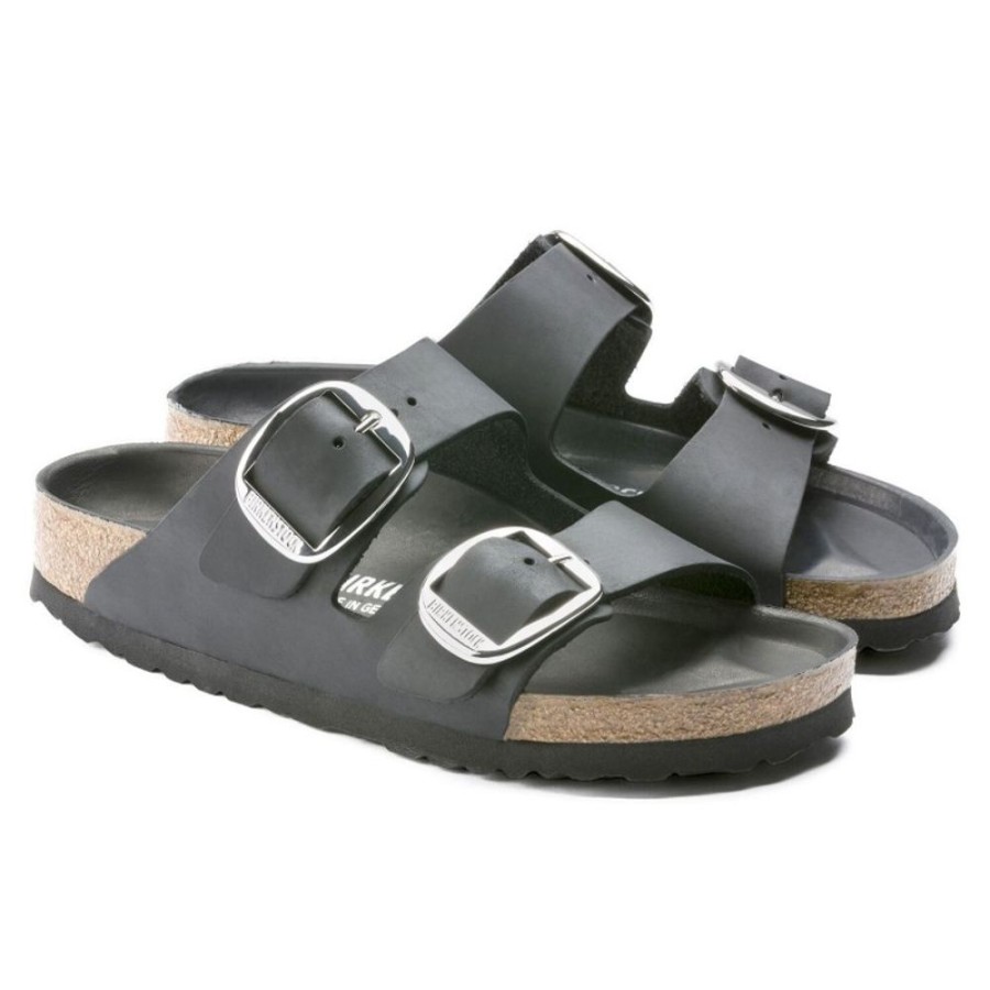 Donna BIRKENSTOCK | Arizona (Big Buckle Pelle) - Sandalo Da Donna Birkenstock Plantare In Sughero E Lattice (It)