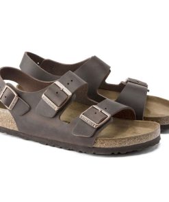 Donna BIRKENSTOCK | Milano (Pelle) - Sandalo Da Donna E Da Uomo In Pelle Birkenstock (It)