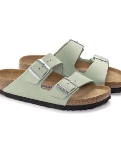 Donna BIRKENSTOCK | Arizona (Nubuck) - Sandalo Da Donna In Pelle Birkenstock Con Doppia Fascia (It)