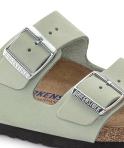 Donna BIRKENSTOCK | Arizona (Nubuck) - Sandalo Da Donna In Pelle Birkenstock Con Doppia Fascia (It)