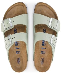 Donna BIRKENSTOCK | Arizona (Nubuck) - Sandalo Da Donna In Pelle Birkenstock Con Doppia Fascia (It)